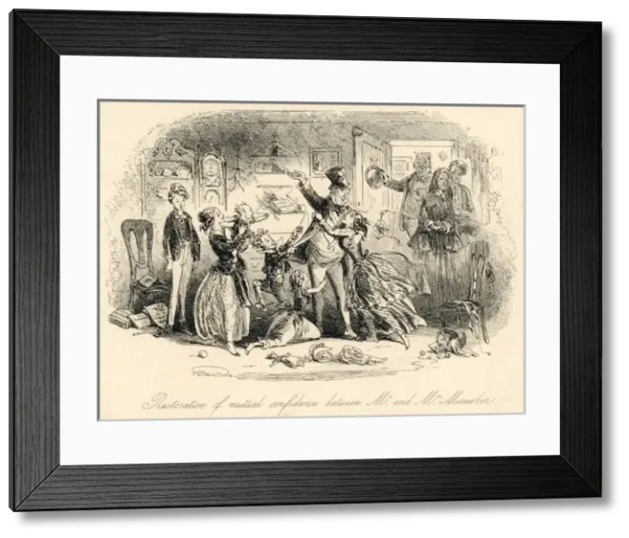 Framed Print : David Copperfield / Phiz Framed Print : David Copperfield / Phiz