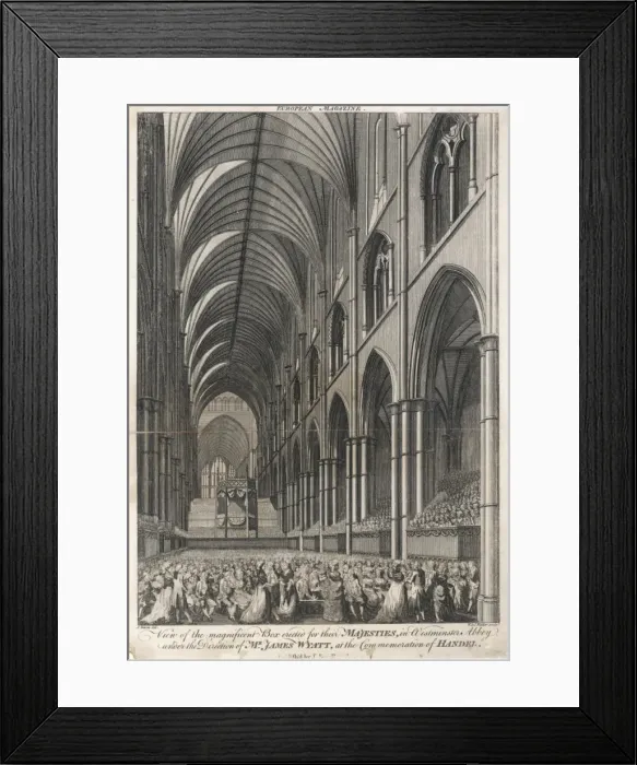 Framed Print : Handel Commemoration Framed Print : Handel Commemoration