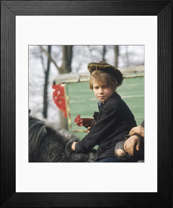 Framed Print : Young Gipsy Boy - 1973 Framed Print : Young Gipsy Boy - 1973