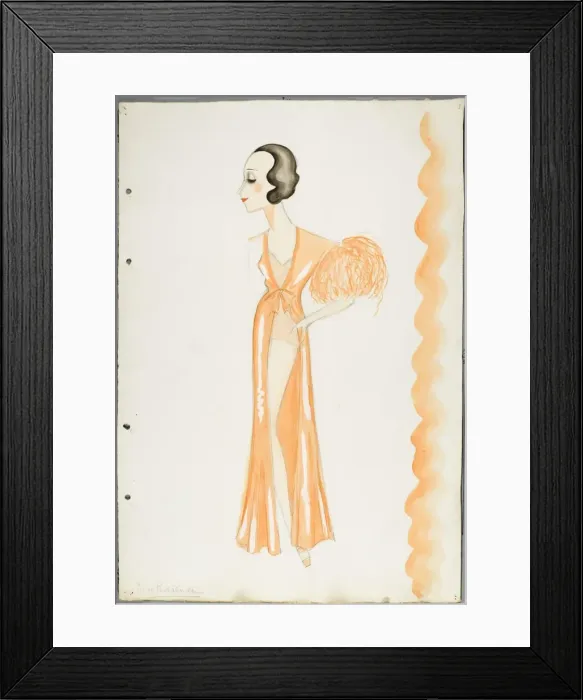 Framed Print : Victor Stiebel Underwear Framed Print : Victor Stiebel Underwear