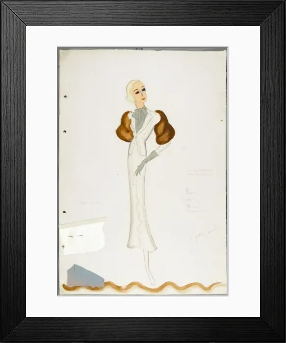Framed Print : Victor Stiebel Suit Framed Print : Victor Stiebel Suit
