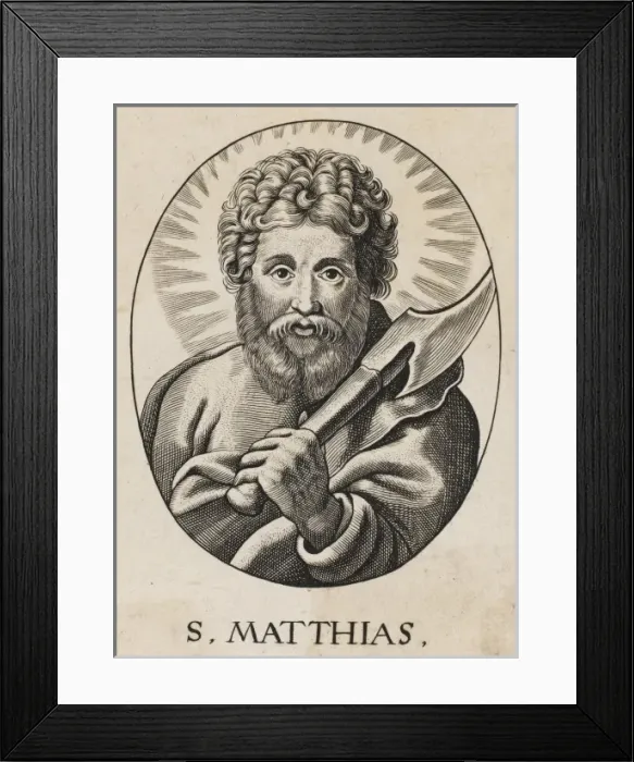 Framed Print : St Matthias with Axe Framed Print : St Matthias with Axe