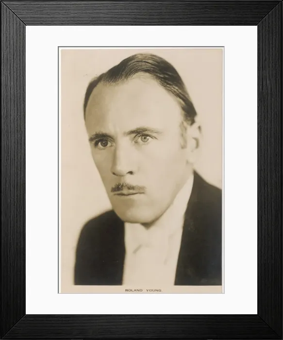 Framed Print : Roland Young / Postcard Framed Print : Roland Young / Postcard
