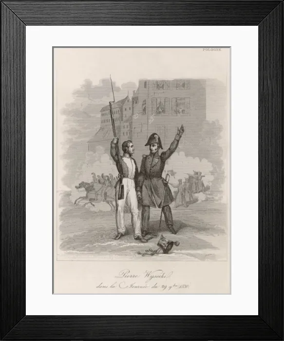 Framed Print : Polish Insurrection 1830 Framed Print : Polish Insurrection 1830