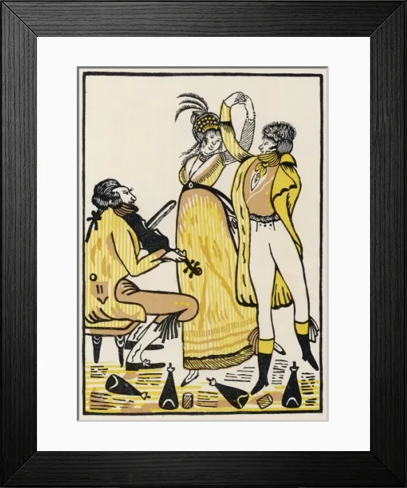 Framed Print : Spanish Contradanza Framed Print : Spanish Contradanza