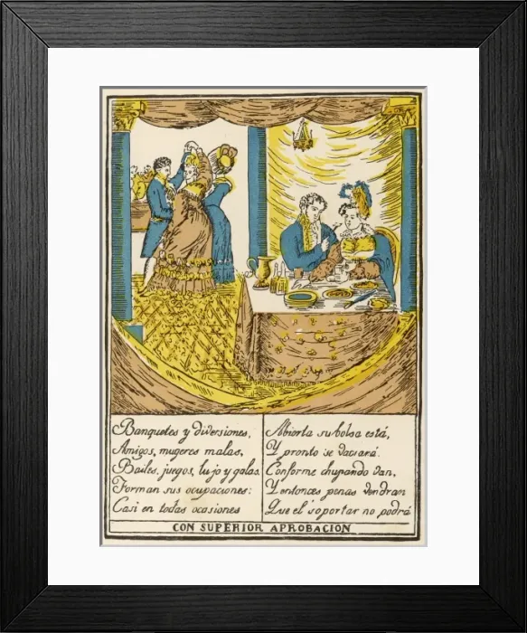 Framed Print : In Spanish Dance Hall Framed Print : In Spanish Dance Hall