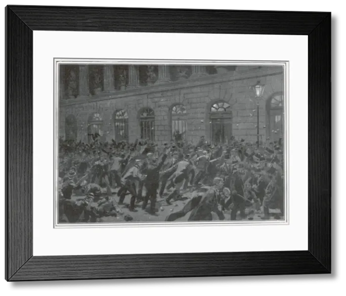 Framed Print : Birmignham Riot / 1901 Framed Print : Birmignham Riot / 1901