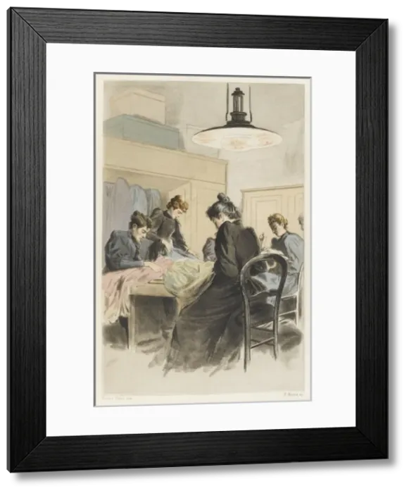Framed Print : Dressmakers Workshop Framed Print : Dressmakers Workshop