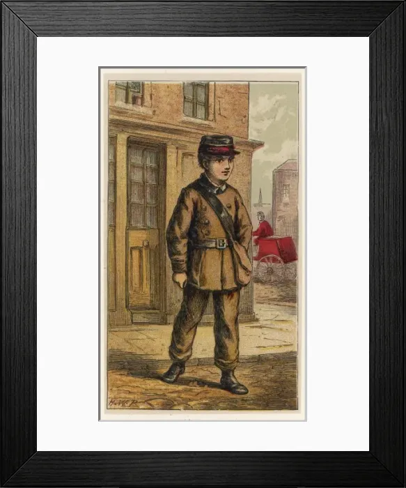 Framed Print : Telegraph Boy (Petherick Framed Print : Telegraph Boy (Petherick