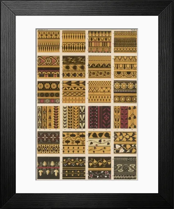 Framed Print : Owen Jones Greek 17 Framed Print : Owen Jones Greek 17