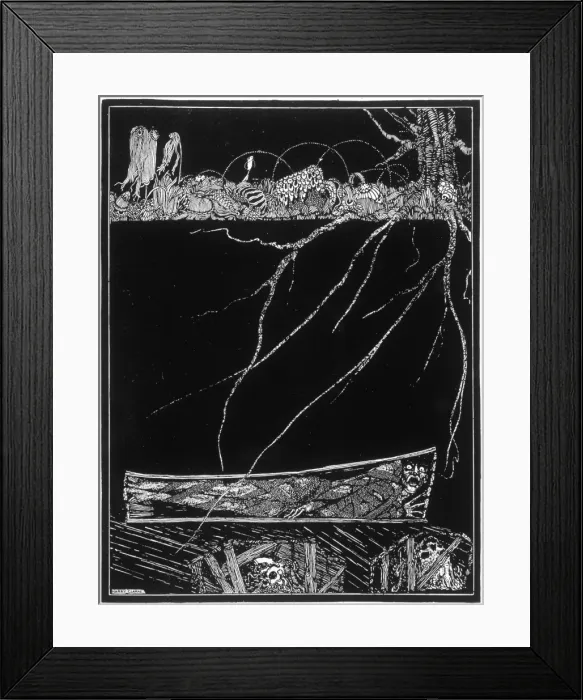 Framed Print : Poe / The Premature Burial Framed Print : Poe / The Premature Burial