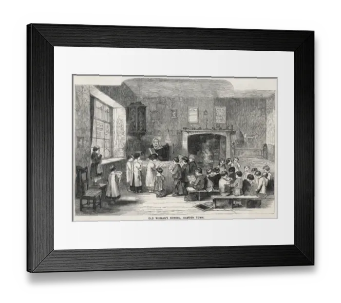 Framed Print : Dame School, Camden Town Framed Print : Dame School, Camden Town