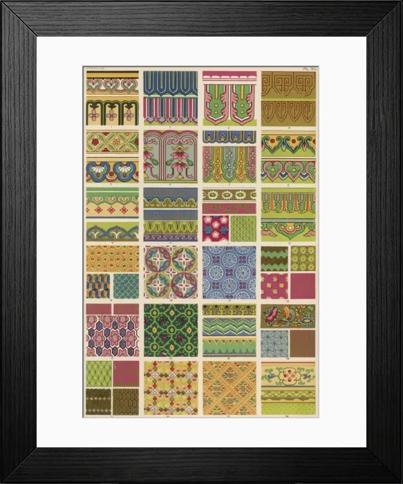 Framed Print : Owen Jones Chinese 60 Framed Print : Owen Jones Chinese 60