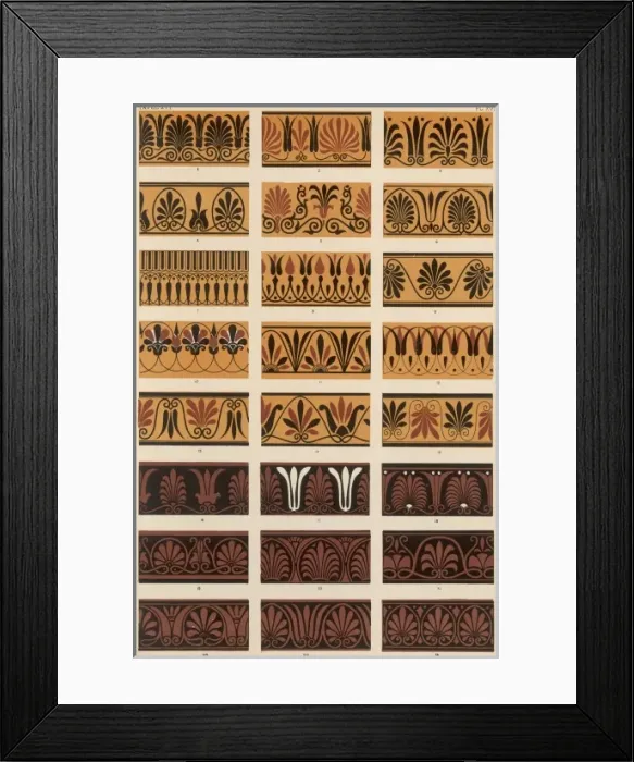 Framed Print : Owen Jones Greek 16 Framed Print : Owen Jones Greek 16