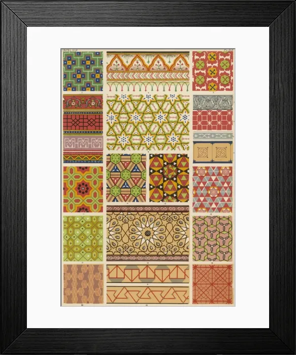 Framed Print : Owen Jones Persian 45 Framed Print : Owen Jones Persian 45