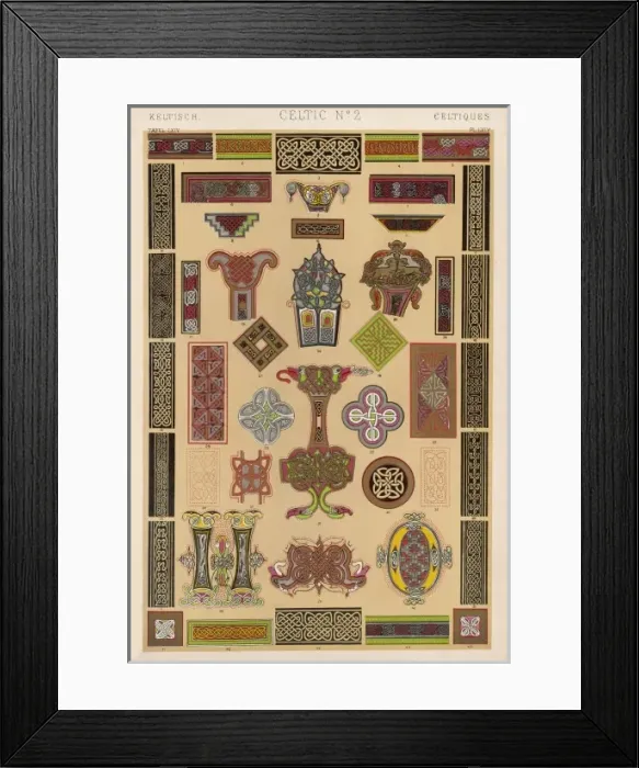 Framed Print : Owen Jones Celtic 64 Framed Print : Owen Jones Celtic 64