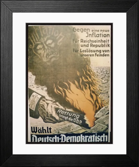 Framed Print : Ddp Poster / Inflation Framed Print : Ddp Poster / Inflation