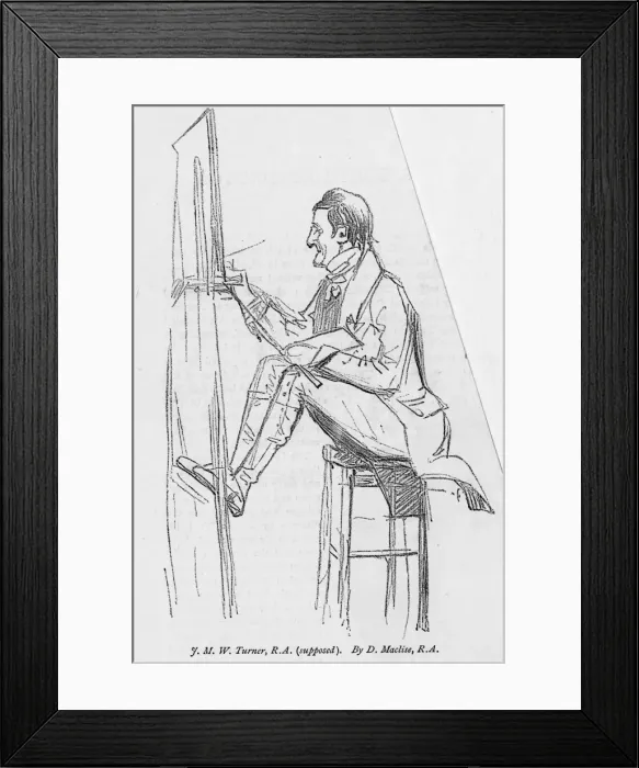Framed Print : Turner at Work Framed Print : Turner at Work