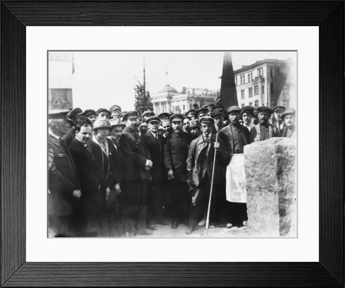 Framed Print : Lenin Lays Stone Framed Print : Lenin Lays Stone
