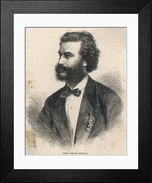 Framed Print : Johann Strauss (Younger) Framed Print : Johann Strauss (Younger)