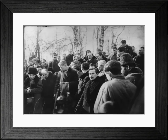 Framed Print : Lenin at a Funeral 1919 Framed Print : Lenin at a Funeral 1919