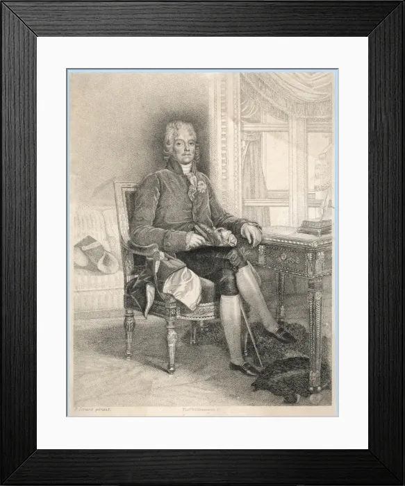 Framed Print : Talleyrand Seated Framed Print : Talleyrand Seated