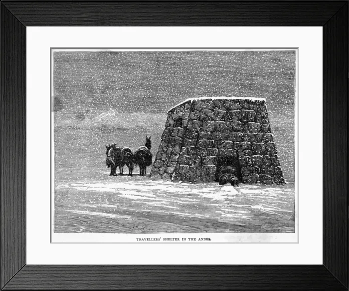 Framed Print : PERU ANDES Framed Print : PERU ANDES