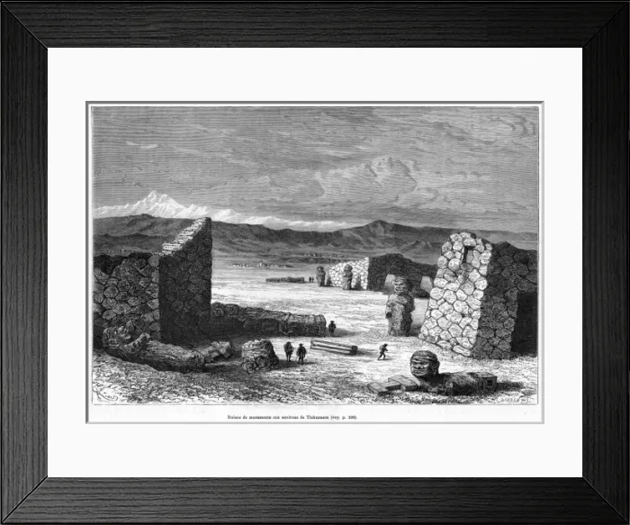 Framed Print : Peru Tiahuanaco Framed Print : Peru Tiahuanaco
