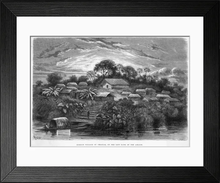 Framed Print : Peru Omaguas Framed Print : Peru Omaguas