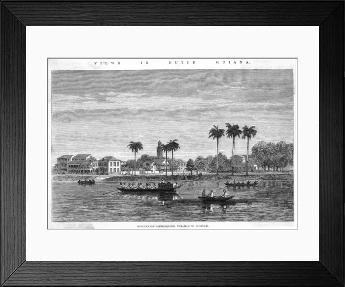 Framed Print : Suriname Parammaribo Framed Print : Suriname Parammaribo