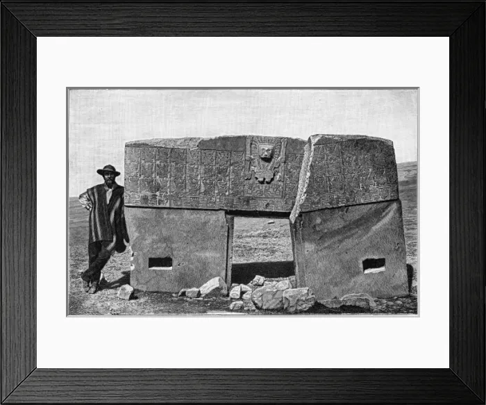 Framed Print : Peru Tiahuanaco Framed Print : Peru Tiahuanaco