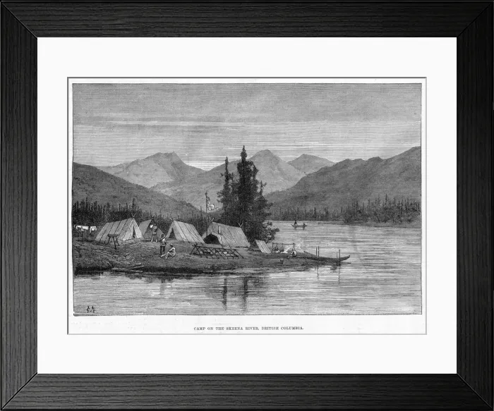 Framed Print : Canada Skeena River Framed Print : Canada Skeena River