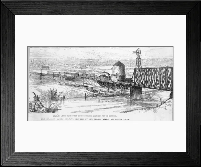 Framed Print : Canada Calgary Framed Print : Canada Calgary