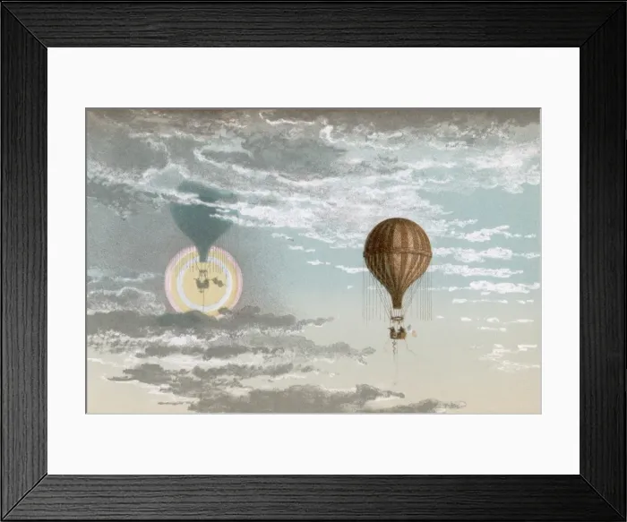 Framed Print : Balloon with Mirage Framed Print : Balloon with Mirage