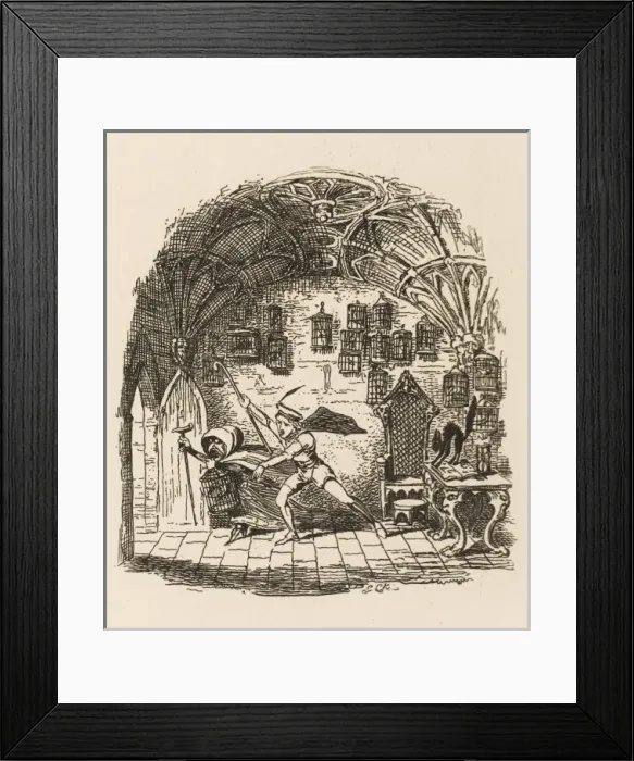Framed Print : Jorinda & Jorindel Framed Print : Jorinda & Jorindel