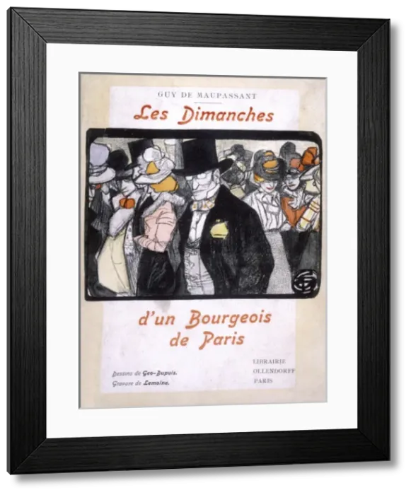 Framed Print : Guy De Maupassant / Book Framed Print : Guy De Maupassant / Book
