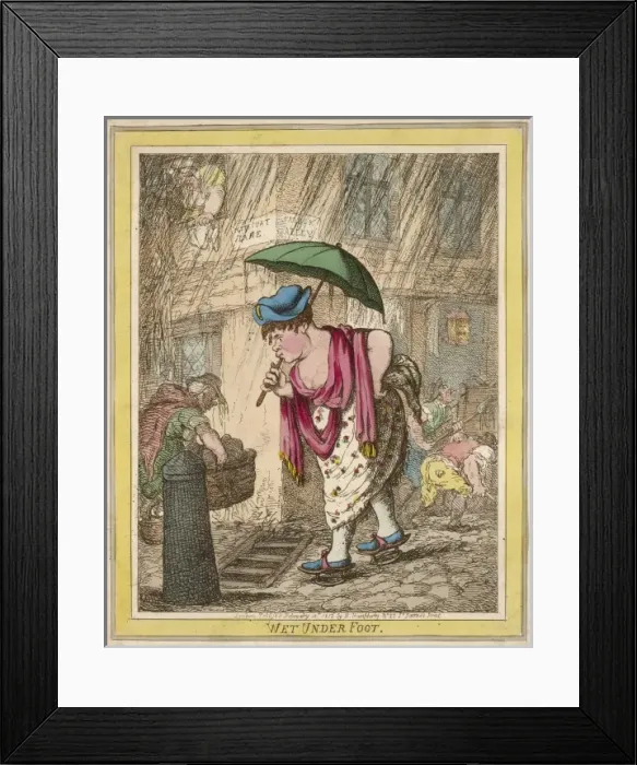 Framed Print : Inventive Shoes for Rain Framed Print : Inventive Shoes for Rain