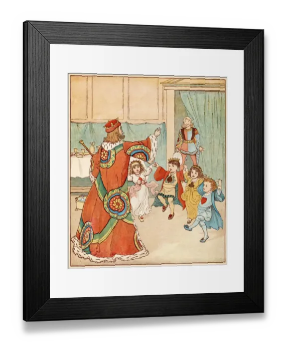 Framed Print : Nursery, rhyme, The Queen of Hearts, Caldecott, 5 of 8 Framed Print : Nursery, rhyme, The Queen of Hearts, Caldecott, 5 of 8