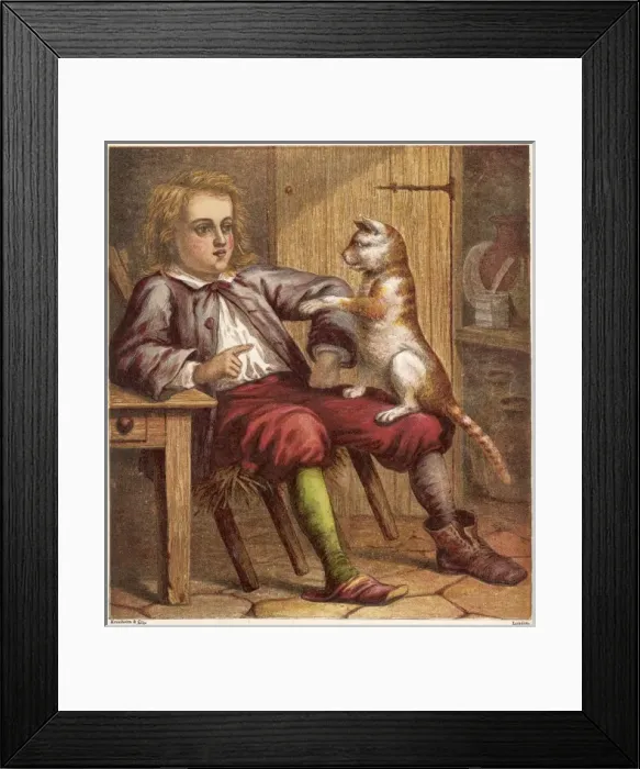 Framed Print : Puss in Boots - 1 Framed Print : Puss in Boots - 1