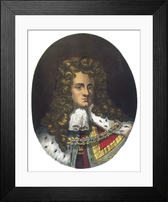 Framed Print : King William III Framed Print : King William III