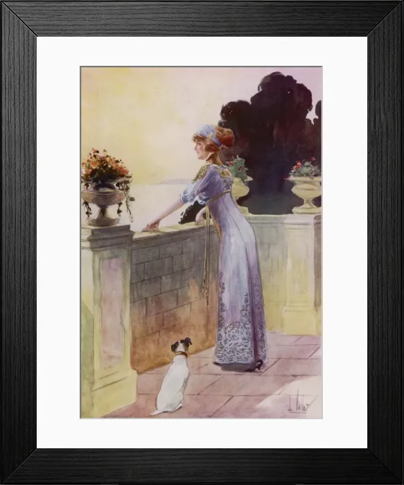 Framed Print : Afternoon Gown 1911 Framed Print : Afternoon Gown 1911