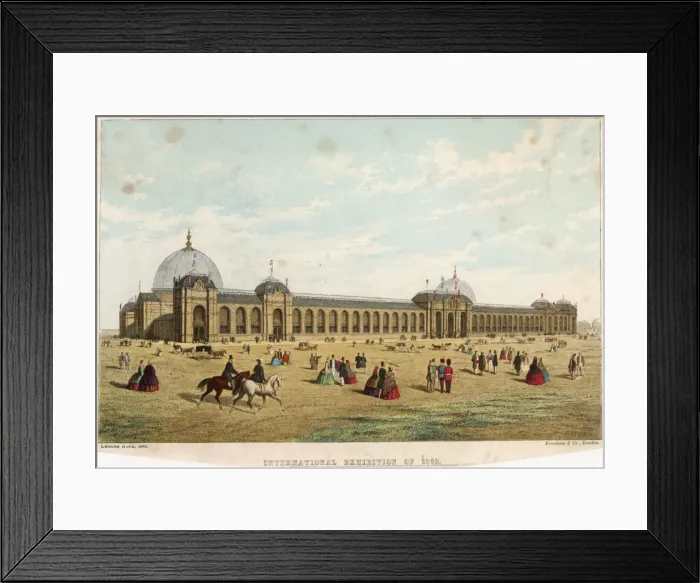 Framed Print : Exhibition London 1862 Framed Print : Exhibition London 1862