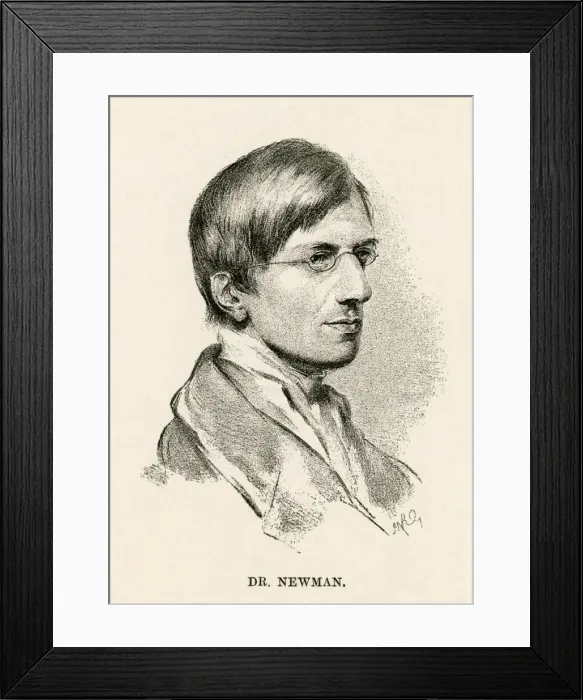 Framed Print : Jh Newman / Mrg Eng 1850 Framed Print : Jh Newman / Mrg Eng 1850