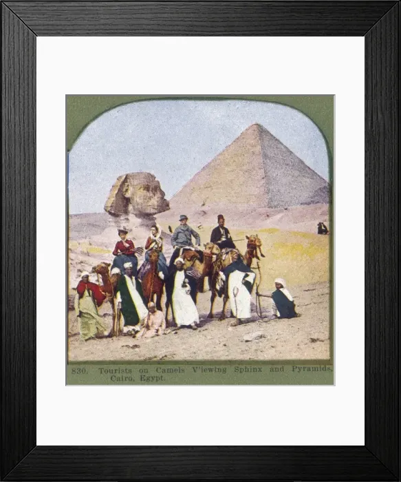 Framed Print : Tourists at the Pyramids Framed Print : Tourists at the Pyramids