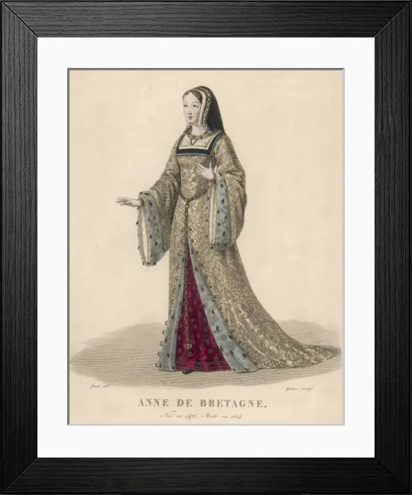 Framed Print : Costume  /  Women 1495