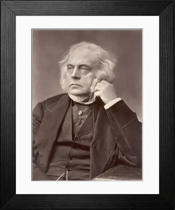Framed Print : John Bright / Sepia Photo Framed Print : John Bright / Sepia Photo