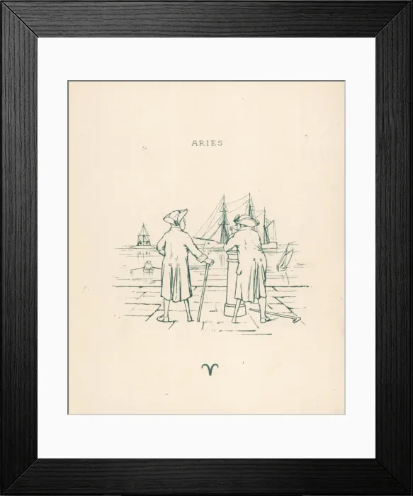 Framed Print : Zodiac / Aries (Maxims) Framed Print : Zodiac / Aries (Maxims)