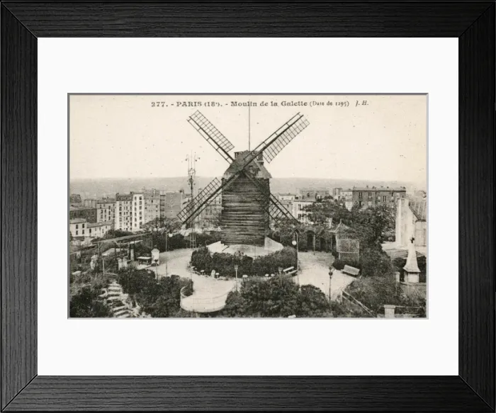 Framed Print : Paris / Moulin Galette Framed Print : Paris / Moulin Galette
