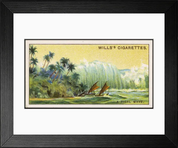 Framed Print : TIDAL WAVE, 1908 Framed Print : TIDAL WAVE, 1908
