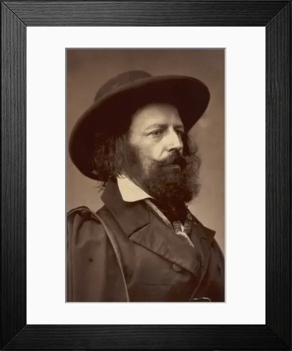 Framed Print : Alfred Tennyson (Photo) Framed Print : Alfred Tennyson (Photo)